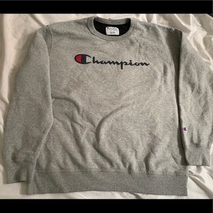 *STEAL*Grey XL Champion Crewneck